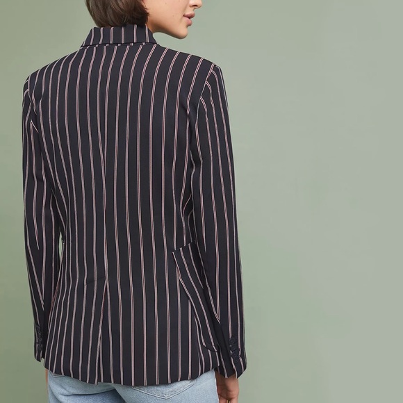 Anthropologie Americana Striped Blazer - Picture 2 of 5